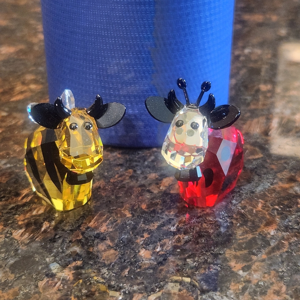 Swarovski Crystal Bumblebee & Ladybird Mo Set LE 2016 #536457